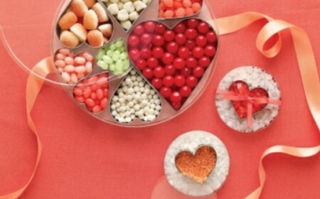 Süßigkeiten Valentinstag Herzbonbons