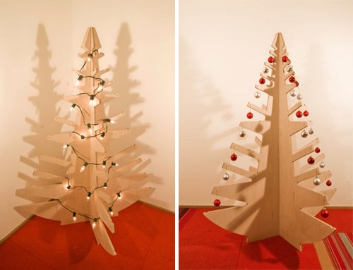 Weihnachtsbaum-künstlich-Lichterketten-Deko-Idee