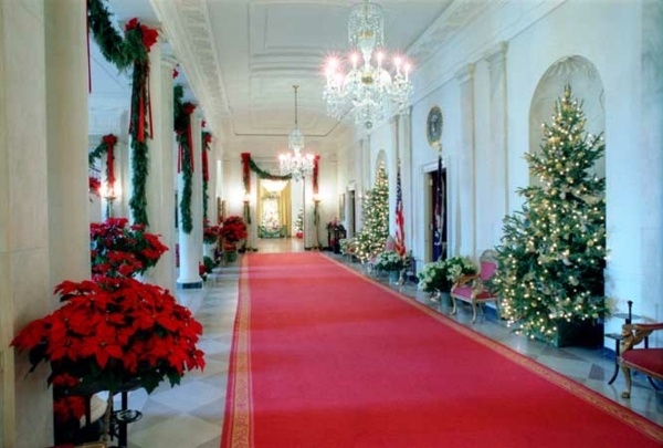 Weihnachtsdekoration im Weißen Haus