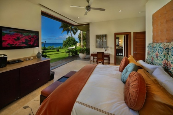 hawaii-Luxus-Residenz-schlafzimmer