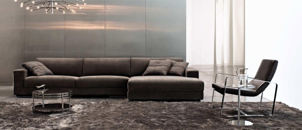 modernen italienischen möbel arketipo schokolade sofa kleiner tisch