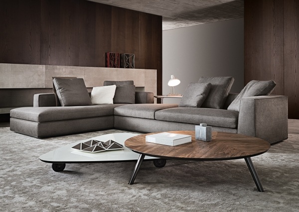 die modernen italienischen möbel arketipo sofa braun niedrige kafeetische