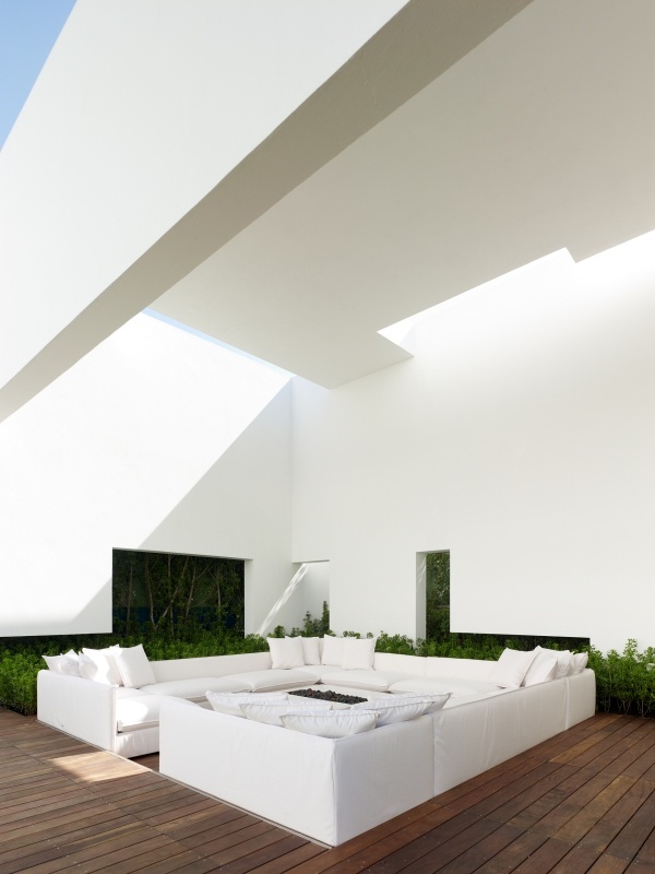 modernes-Haus-patio-möbel-sofa-weiß