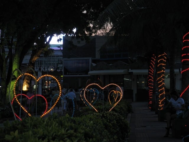 romantische LED Beleuchtung valentinstag herzen