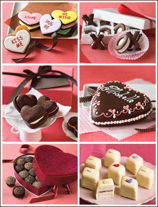 Süßigkeiten zum Valentinstag 