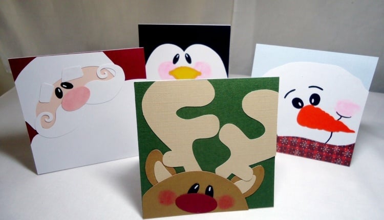 32 Weihnachtskarten Basteln Als Für Die Diy Weihnachtsdeko