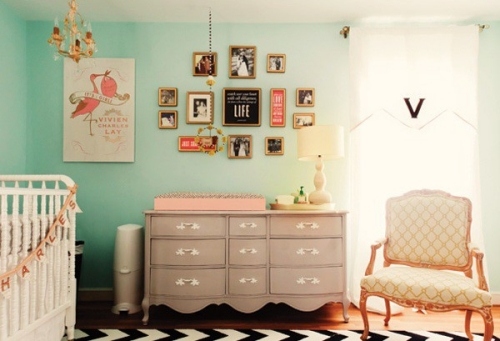11 ideen für wickeltisch babyzimmer retro design