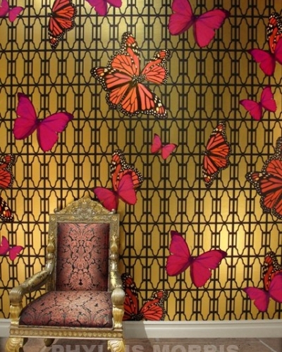 5 Ideen für dekorative Wandverkleidung schmetterling motiv