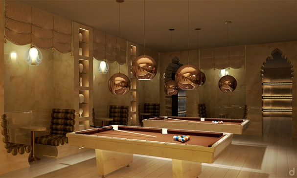 Designer Einrichtungsideen Dupoux billiardtisch