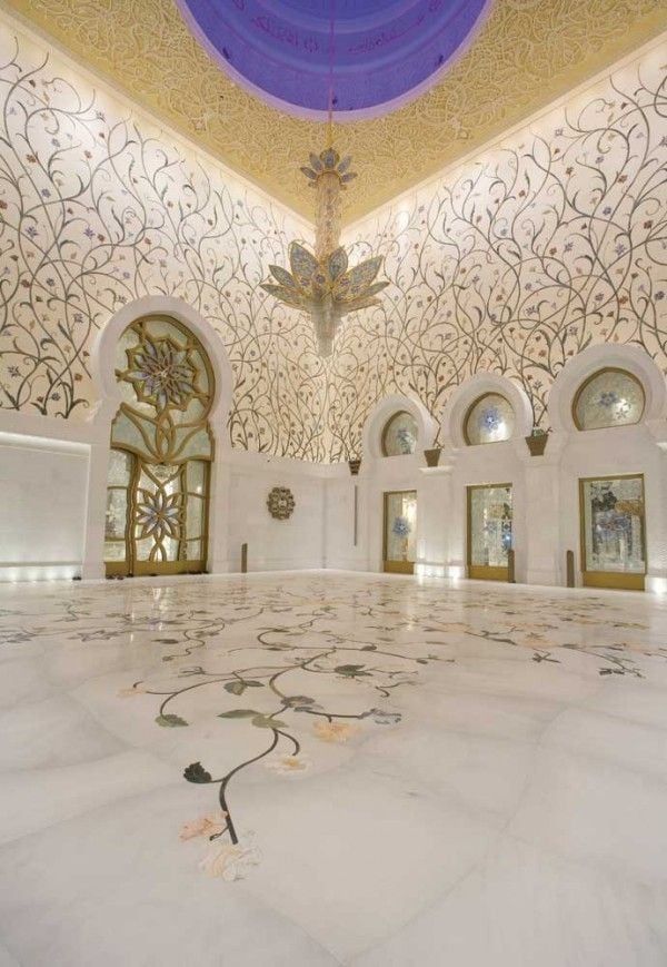 Exklusive Wandverkleidung aus Marmor - Abu Dhabi Mosque Budri
