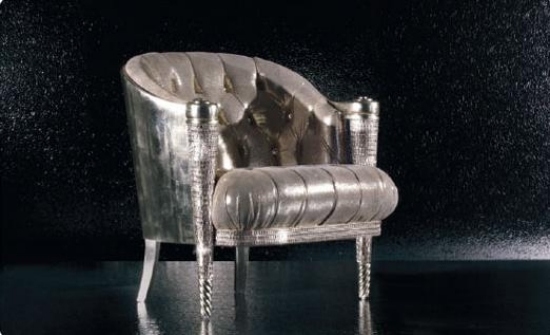 italienische Möbel von colombostile silber stuhl