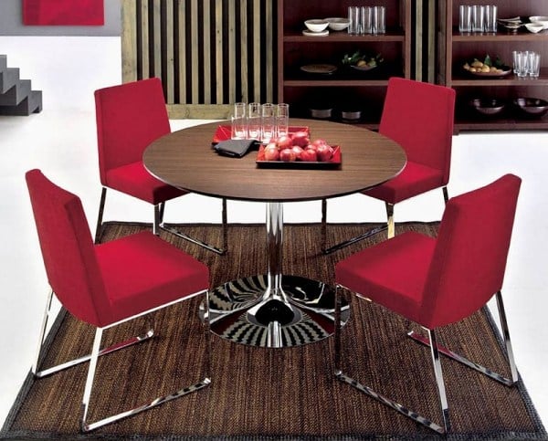 Moderne rote Stühle Calligaris Design