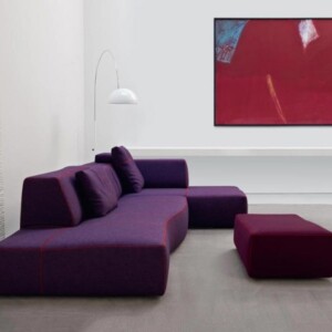 Modernes Lila Sofa-Set