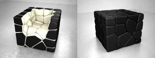 Platzsparende Möbel vuzzle Cube sessel