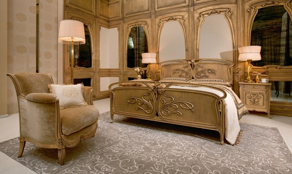 Schlafzimmer Holzmöbel-Einrichten dekorative Bettlehne