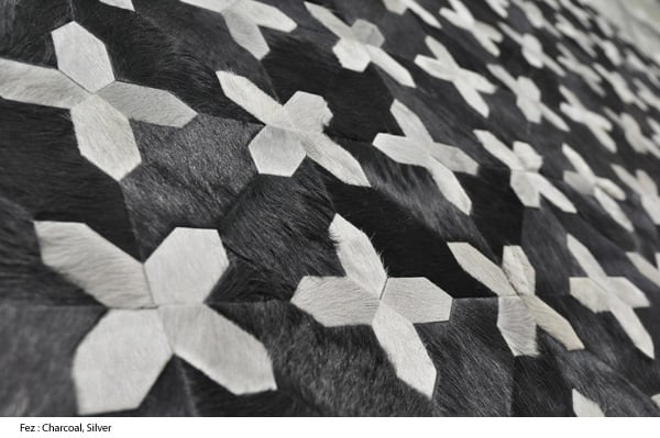 Teppich Design mit geometrischen Mustern