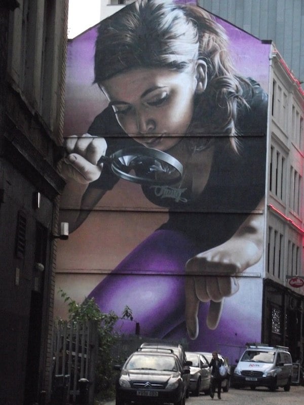 Streetart-Wandgestaltung Glasgow