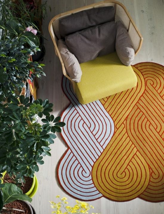 Teppich Design Interessante geometrische Muster 