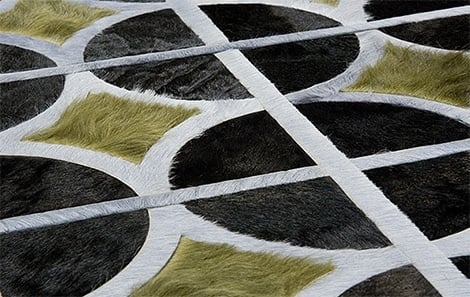 Teppiche Wandverkleidung von Kyle Bunting grün schwarz