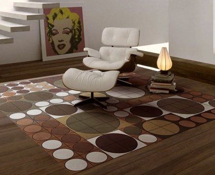 Moderne Teppich Designs von Pachamama Leder Teppiche
