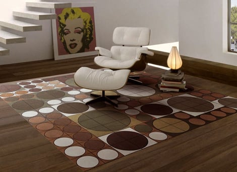 Moderne Teppich Designs von Pachamama Leder Teppiche