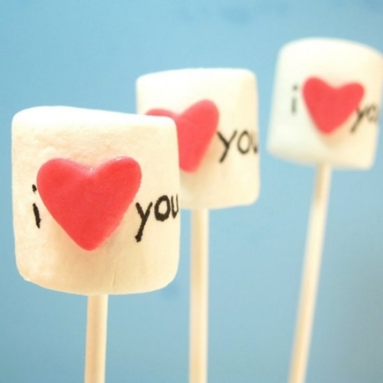 dekoration valentinstag schnel und schön marshmallow