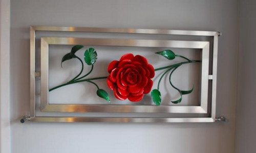 heizkörper mit kreativen designs von art radiators rote rose