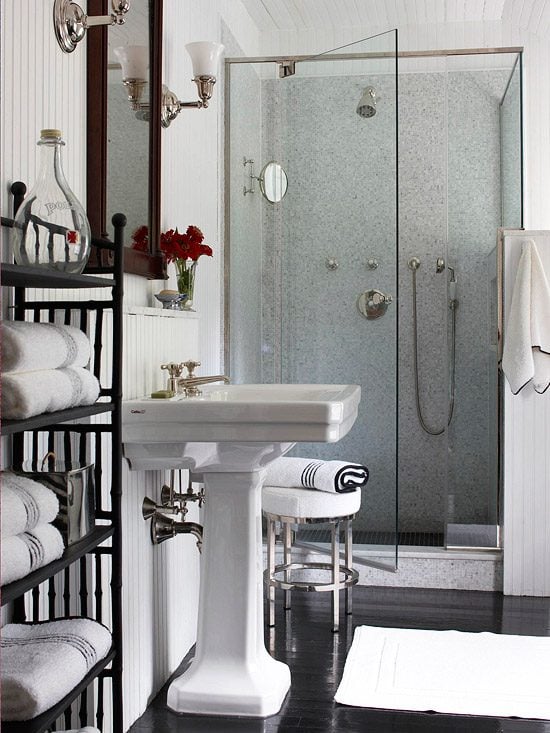 schöne ideen für begehbare duschkabine luxus bad