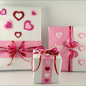 Geschenke verpacken Ideen zum Valentinstag