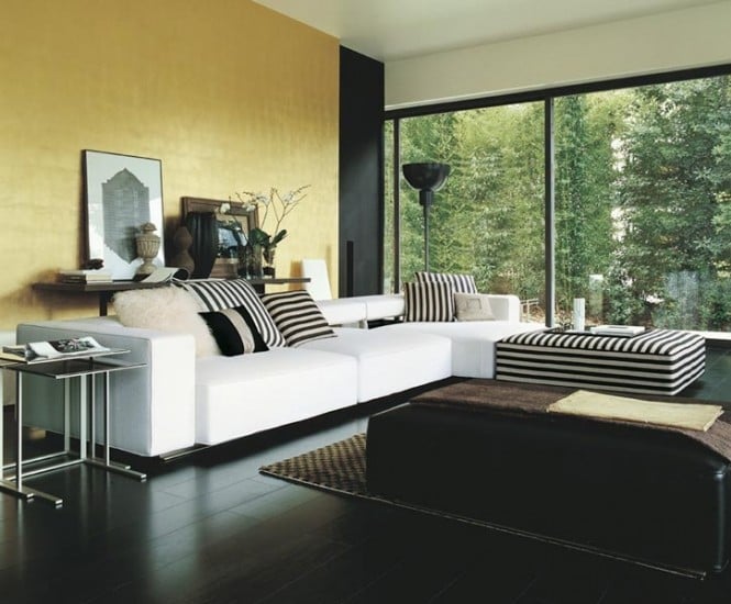 luxus designer sofas aus italien streifen motiv