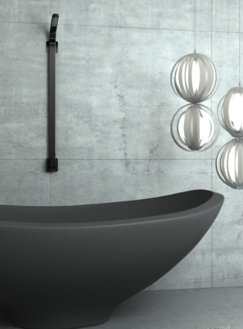 innovative wasserhahn designs von cisal badewanne schwarz