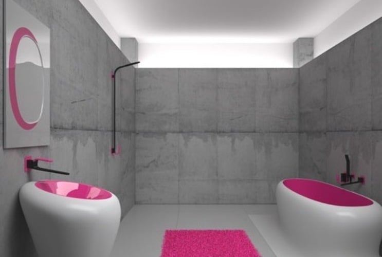 moderne-wasserhahn-designs-von-cisal-rosa-interieur