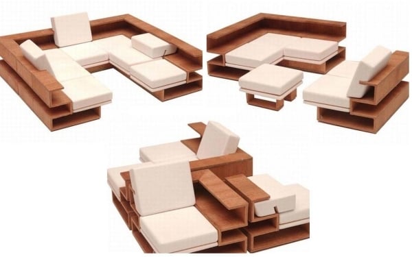 modulares sofa design grado kleine räume