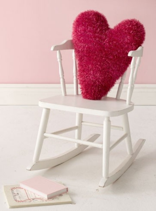 romantische ideen Valentinstag dekorative kuschelige kissen
