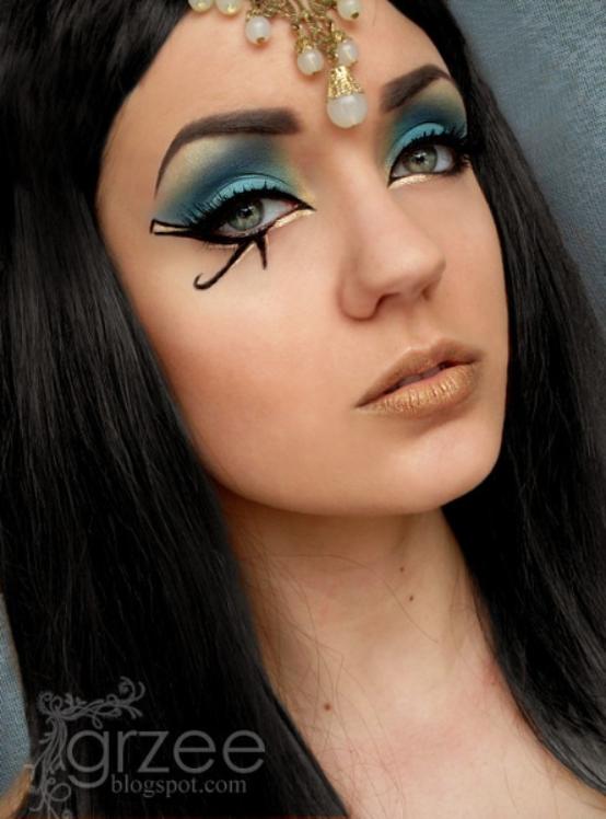schminktipps makeup ideen fasching karneval cleopatra