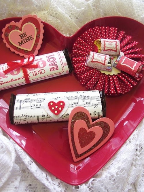 süße Ideen Valentinstag romantische überraschung schokoladen