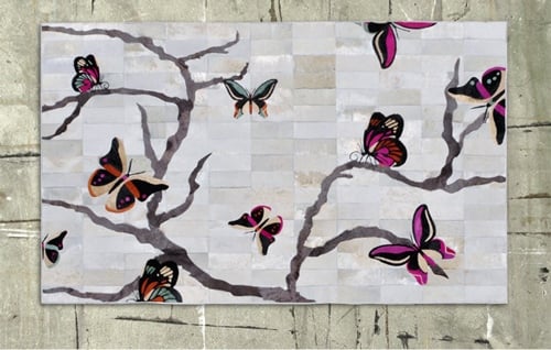 kuhfell teppich designs von kyle bunting baum
