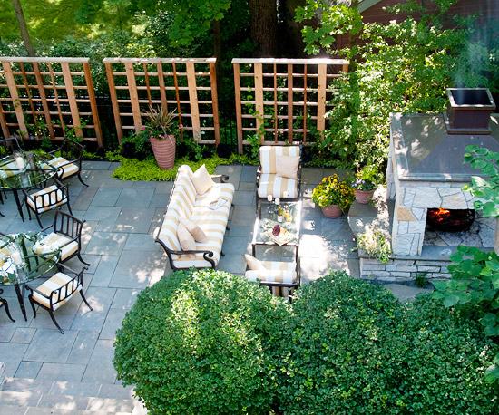 15 tipps für patio gestaltung holz zaun