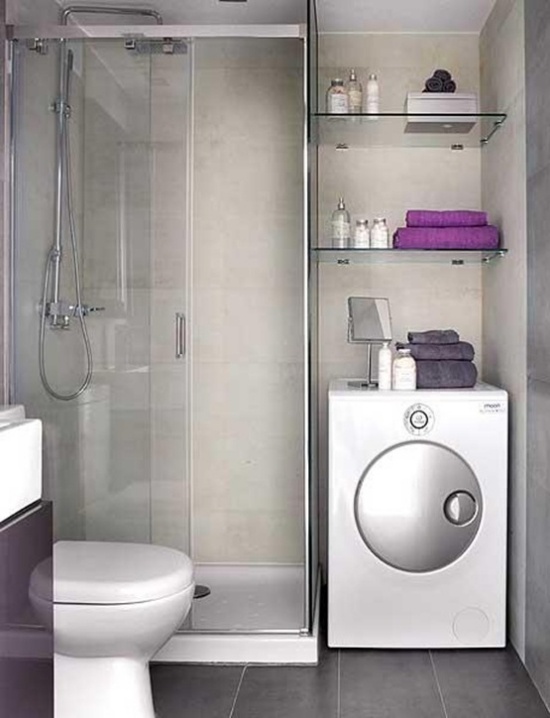 Badezimmer Waschmaschine-Toilette Handtücher Lila