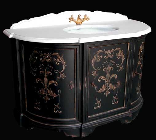 Badezimmer Möbel Ornamente Vergoldeter Wasserhahn