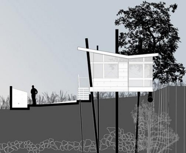 Banyan Baumhaus-Atelier Gästehaus Plan