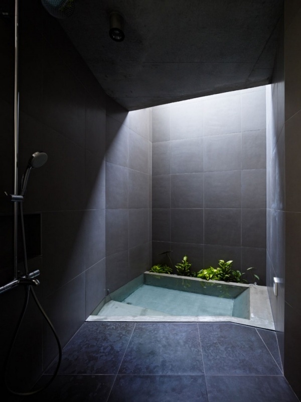 Duschkabine Garten-Badezimmer Dusche