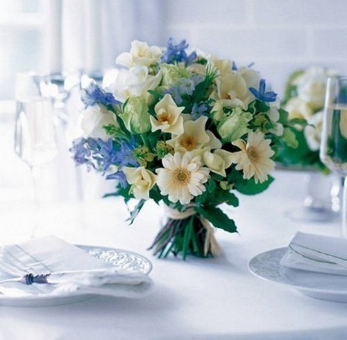Frühling Hochzeit Blumen Tisch Narzisse 