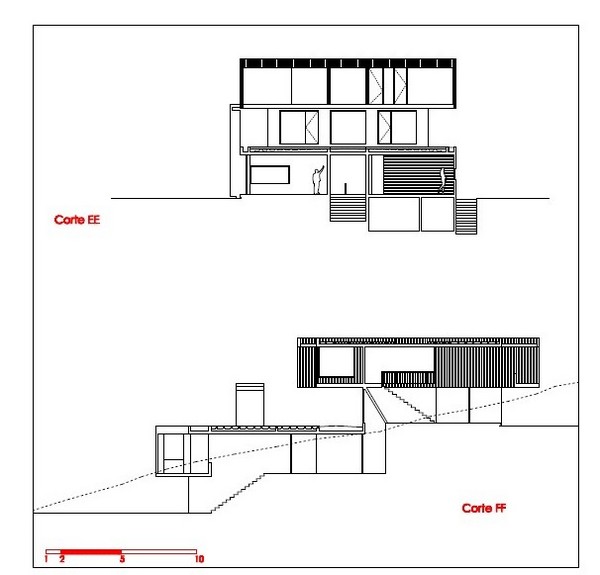 Haus Architektur- Bauksizze