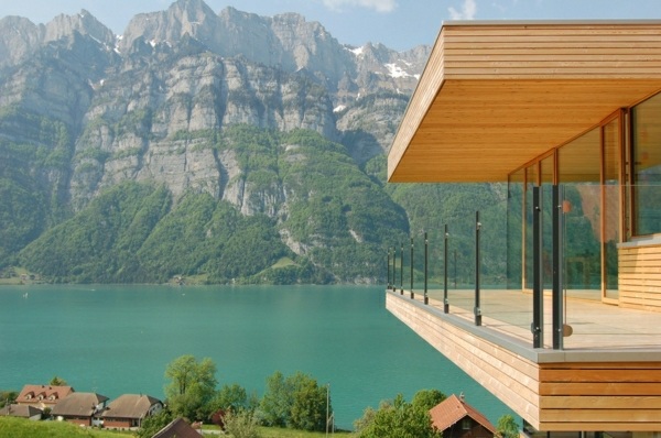 Haus Schweiz-See Terrassengestaltung
