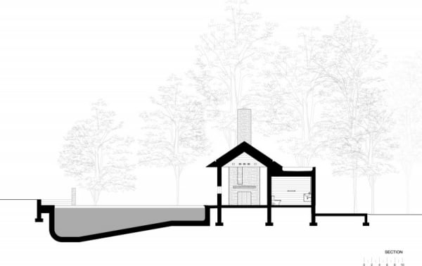 Hausplan Pavillon-Robert Gurney Architektur
