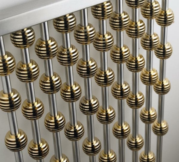 Heizkörper Abacus-goldene Kugel