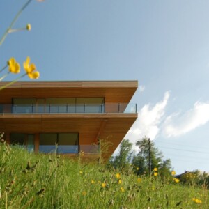 Holzhaus Schweiz-moderne Architektur Design Idee