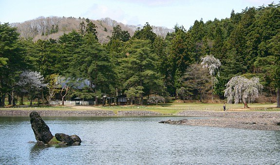 Japan Teich-Garten Hiraizumi 