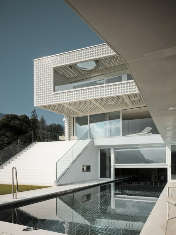 Luxus Haus-moderne Fassade Pool